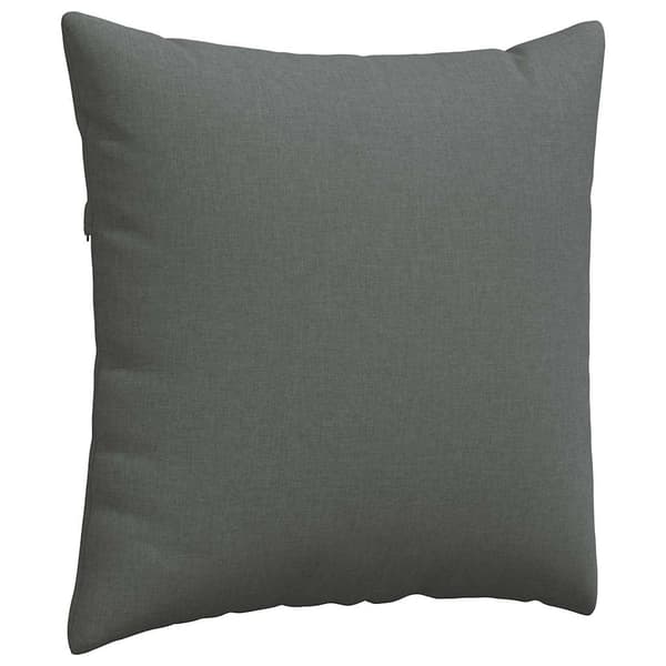 vidaXL Sofapuder 2 pcs Mørkegrå 80 x 80 cm Stof