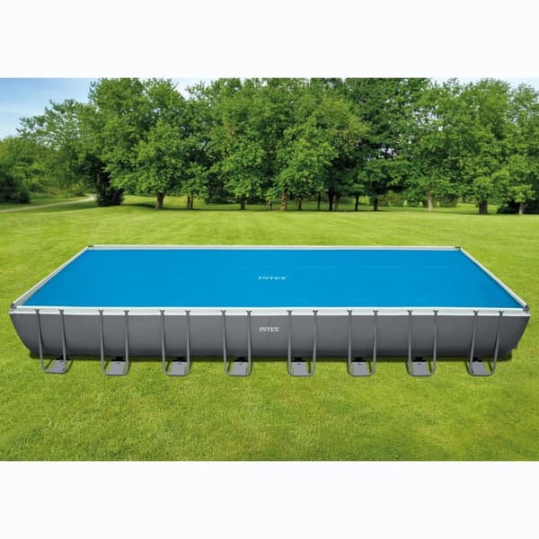 INTEX solopvarmet poolovertræk rektangulær 975 x 488 cm