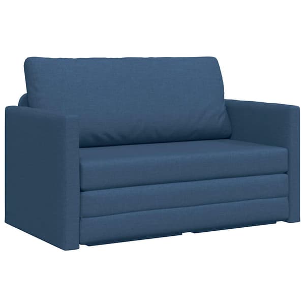 vidaXL Sovesofa 110cm Blå Stof