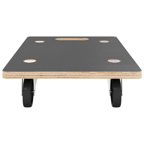 vidaXL dollyvogne 2 stk. 80x55x11,5 cm rektangulær