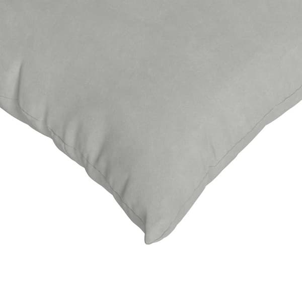 vidaXL Sofapuder 2 pcs Lysegrå 80 x 40 cm Stof