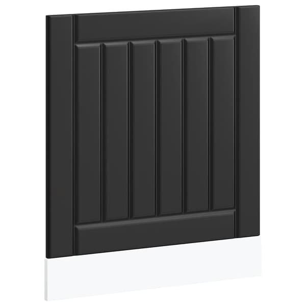 vidaXL opvaskemaskinepanel Lucca konstrueret træ sort
