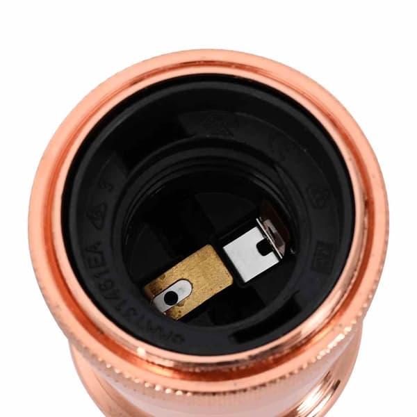 vidaXL lampeholdere 2 stk rosaguld E27