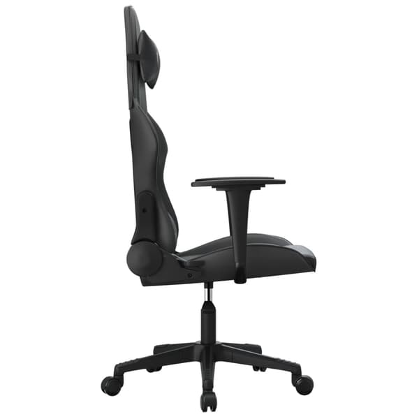 vidaXL gamingstol med massagefunktion kunstlæder sort