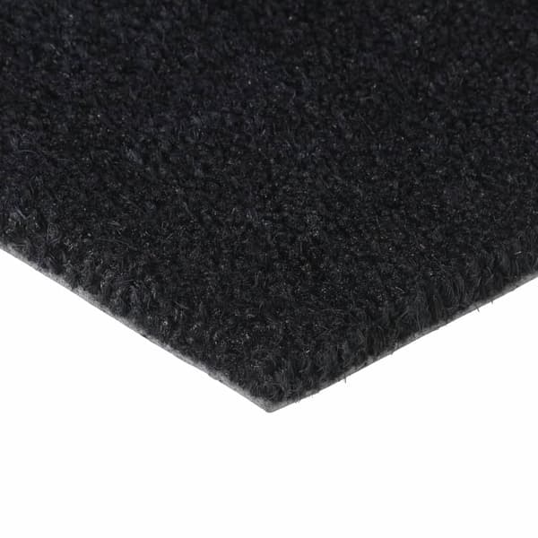 vidaXL dørmåtte 50x80 cm tuftet coir sort