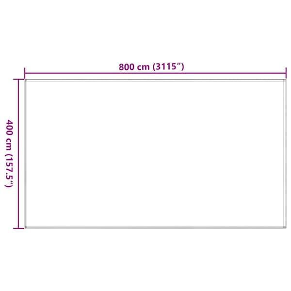 vidaXL telttæppe 400x800 cm HDPE beige