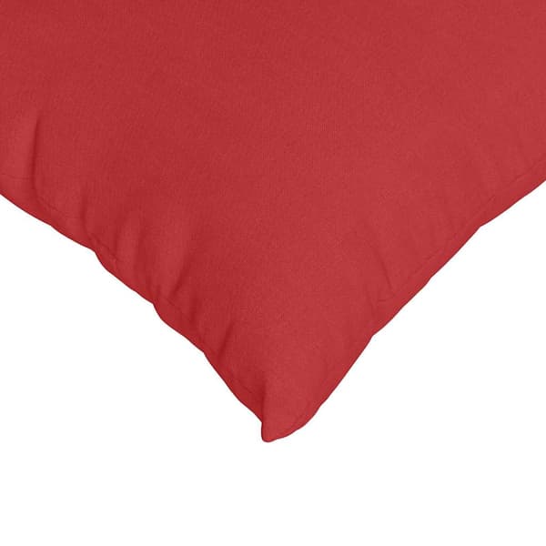 vidaXL Sofapuder 2 pcs Rød 50 x 30 cm Stof