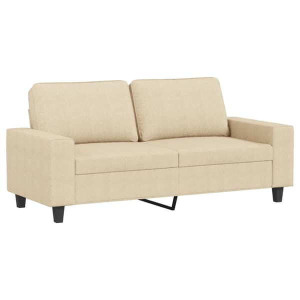 vidaXL sofasæt 2 dele stof cremefarvet