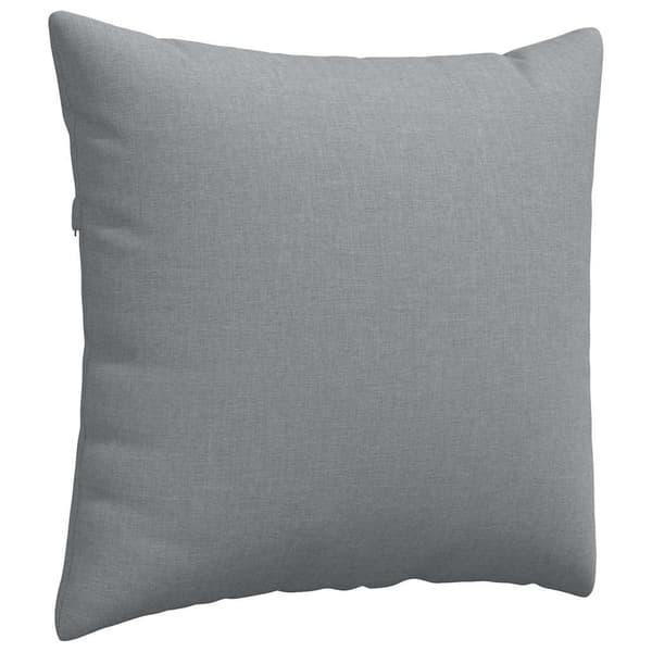 vidaXL Sofapuder 2 pcs Lysegrå 50 x 50 cm Stof