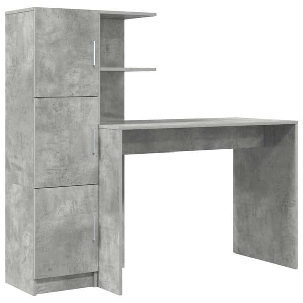 vidaXL Pöytä 2 pcs Betoni Harmaa