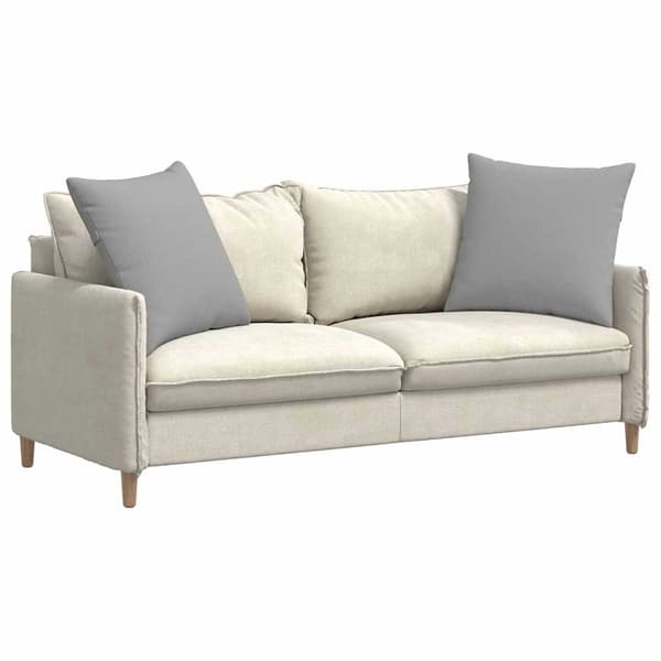 vidaXL Sofapuder 2 pcs Skygrå 80 x 80 cm Stof