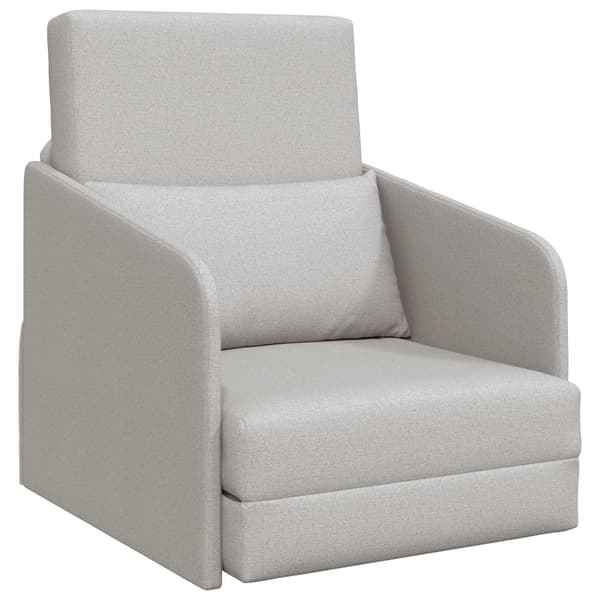 vidaXL Sovesofa 60cm Skygrå Stof