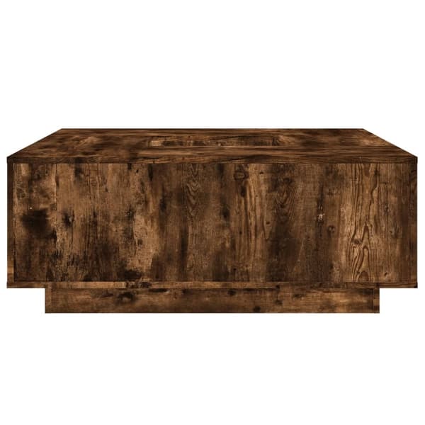 vidaXL sofabord 100x100x40 cm konstrueret træ røget egetræsfarve
