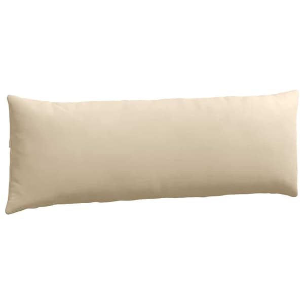 vidaXL Sofapuder 2 pcs Creme 120 x 40 cm Stof