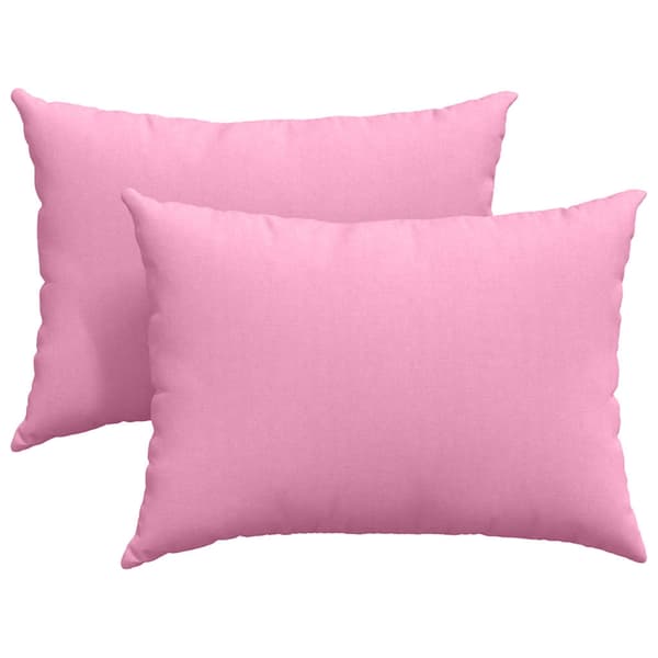 vidaXL Sofapuder 2 pcs Lyserød 70 x 50 cm Stof