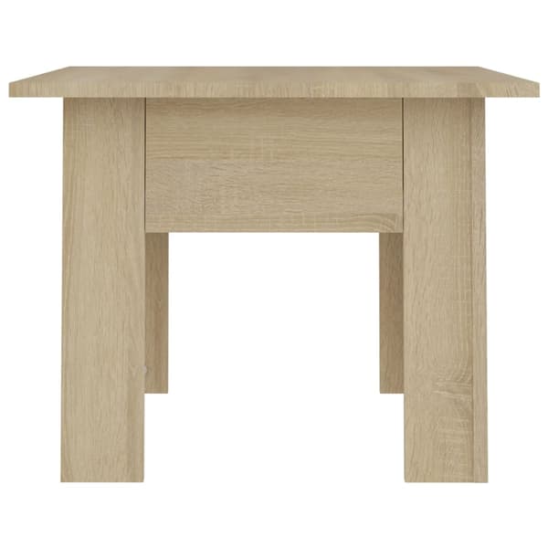 vidaXL sofabord 55x55x42 cm spånplade sonoma-eg