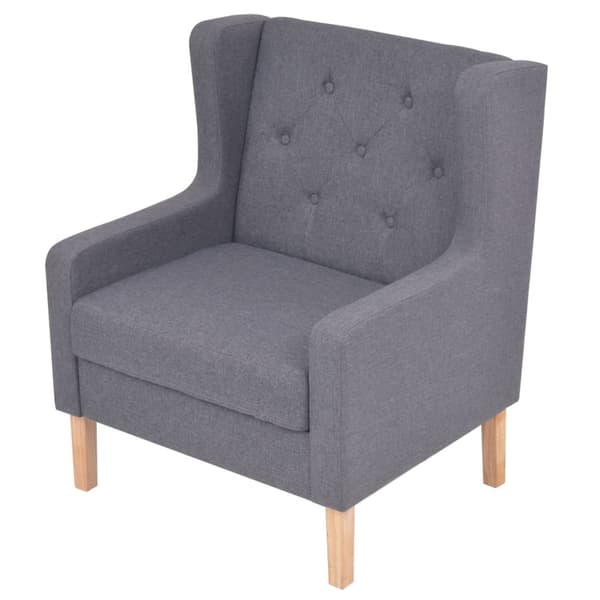 vidaXL sofasæt 2 dele stof grå