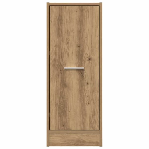 vidaXL apotekerskab 30x41x77,5 cm konstrueret træ egetræsfarve