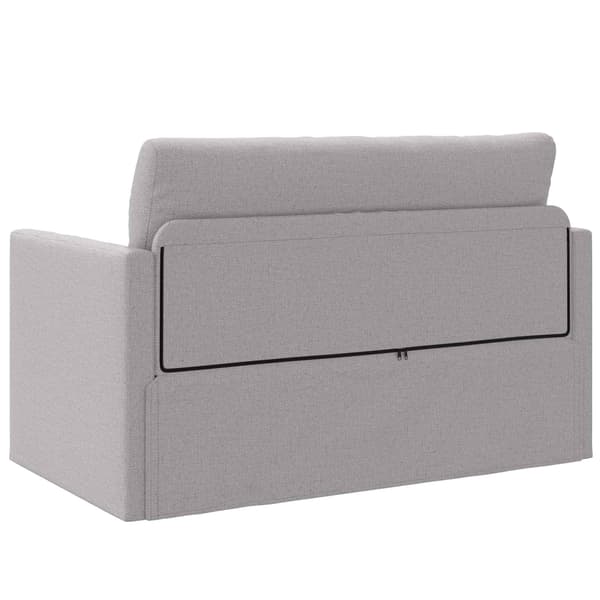 vidaXL Sovesofa 110cm Skygrå Stof