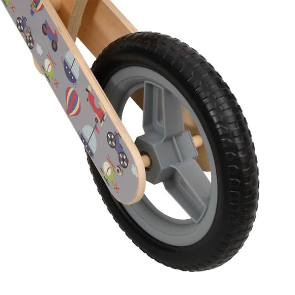 vidaXL løbecykel til børn print grå
