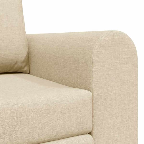 vidaXL Sovesofa 60cm Creme Stof