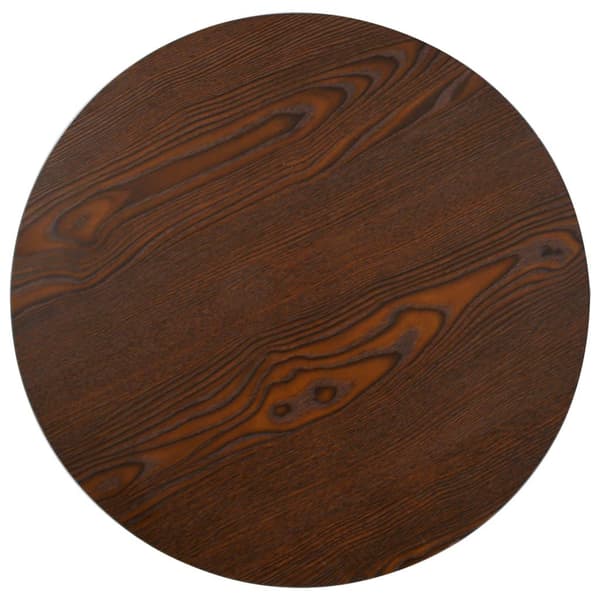 vidaXL bistrobord 50 cm MDF mørkebrun