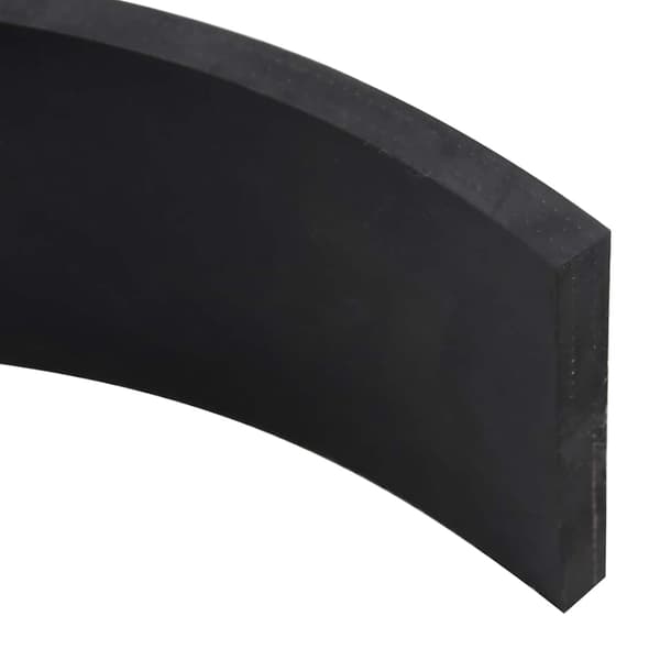 vidaXL gummikant til sneplov 80x8x1 cm sort