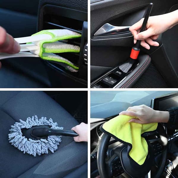 vidaXL Autoharjasetti Monivärinen polyrottinki