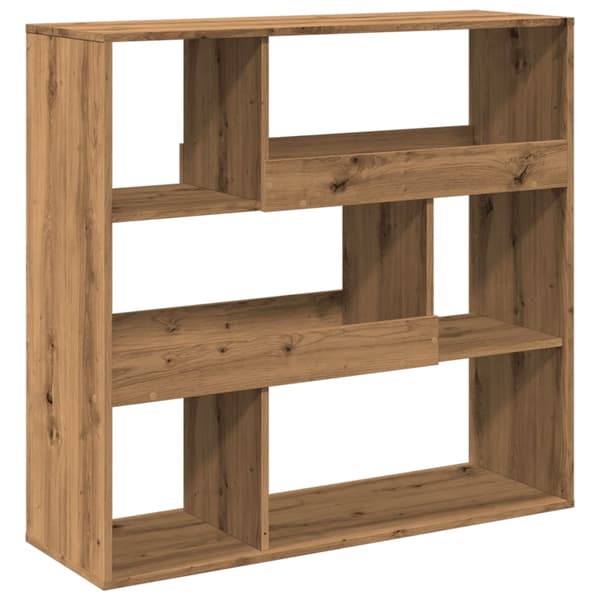 vidaXL rumdeler 100x33x94,5 cm konstrueret træ egetræsfarve
