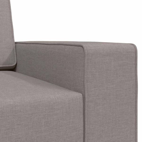 vidaXL Sovesofa 200cm Gråbrun Stof