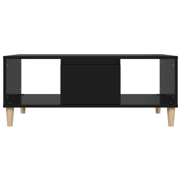 vidaXL sofabord 90x50x36,5 cm konstrueret træ sort