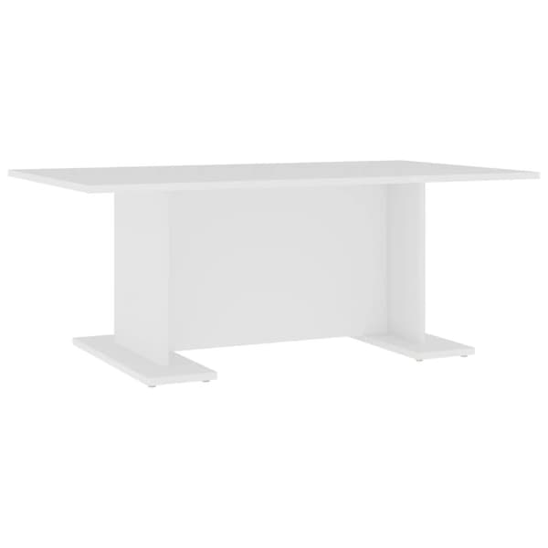 vidaXL sofabord 103,5x60x40 cm spånplade hvid
