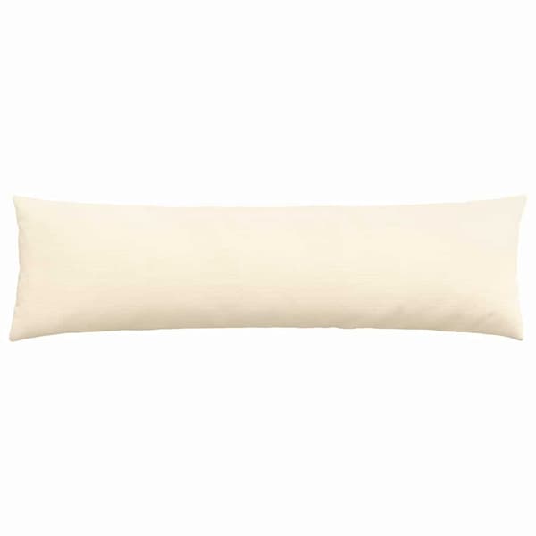 vidaXL Sofapuder 2 pcs Creme 145 x 40 cm Velourstof