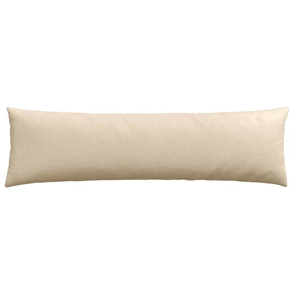 vidaXL Sofapuder 2 pcs Creme 145 x 40 cm Stof