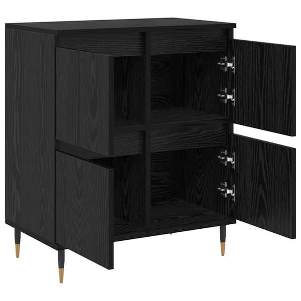 vidaXL Sideboard Sort eg 60 x 35 x 70 cm