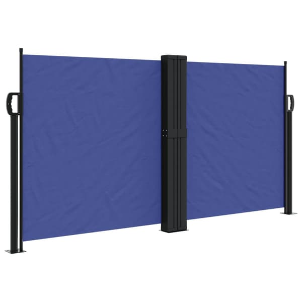 vidaXL sidemarkise 120x1000 cm sammenrullelig blå