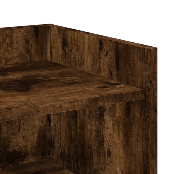vidaXL skænk 45x35x75 cm konstrueret træ røget egetræsfarve