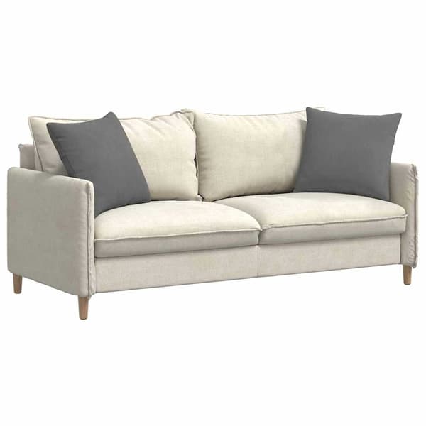 vidaXL Sofapuder 2 pcs Mørkegrå 50 x 50 cm Stof