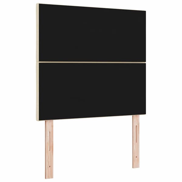 vidaXL Hovedgærde Creme 100 cm Stof