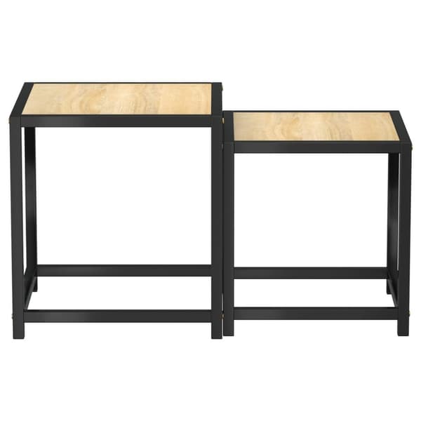 vidaXL sideborde 2 stk. MDF sonoma-eg