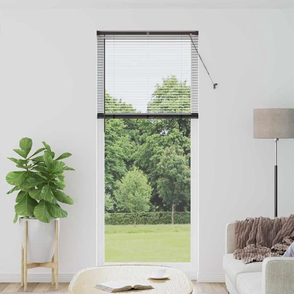 vidaXL Persienner Sort 220 x 95 cm Aluminium