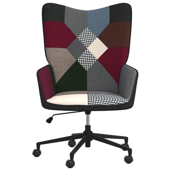 vidaXL lænestol stof patchwork