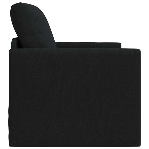vidaXL Sovesofa 60cm Sort Stof