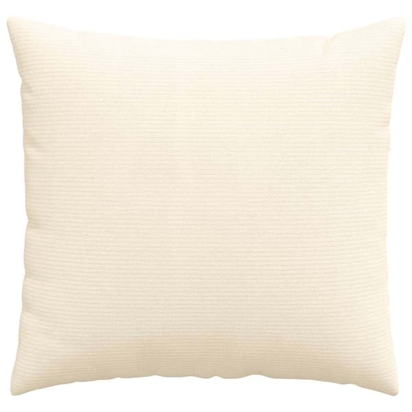 vidaXL Sofapuder 2 pcs Creme 45 x 45 cm Velourstof
