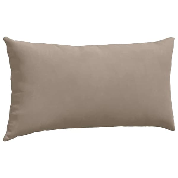 vidaXL Sofapuder 2 pcs Gråbrun 80 x 40 cm Stof