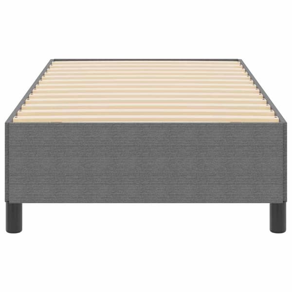 vidaXL Box spring seng Lysegrå 80 x 200 cm Velourstof