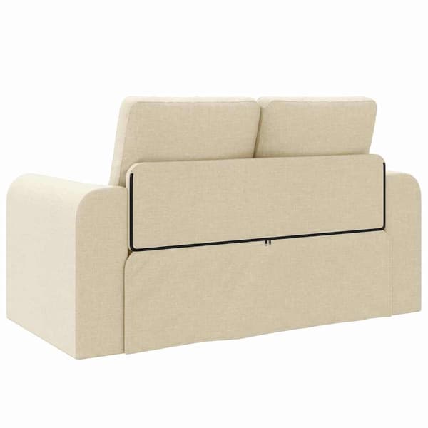 vidaXL Sovesofa 60cm Creme Stof