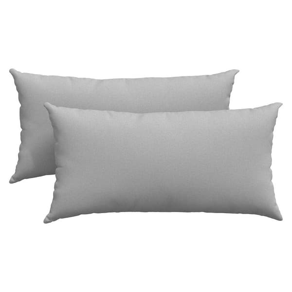 vidaXL Sofapuder 2 pcs Skygrå 80 x 40 cm Stof
