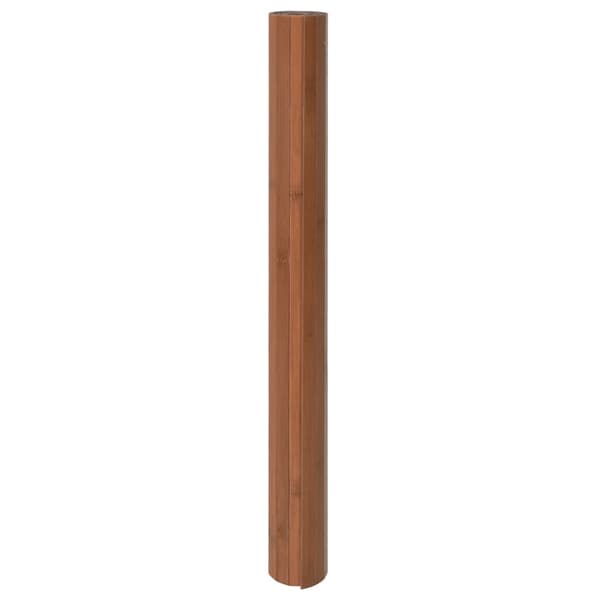 vidaXL gulvtæppe 60x300 cm rektangulær bambus brun