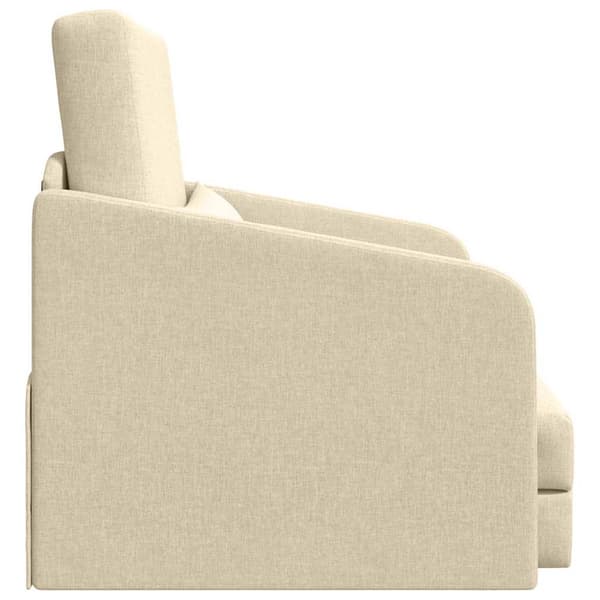 vidaXL Sovesofa 60cm Creme Stof